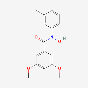 N-Hydroxy-3,5-dimethoxy-N-(3-methylphenyl)benzamide