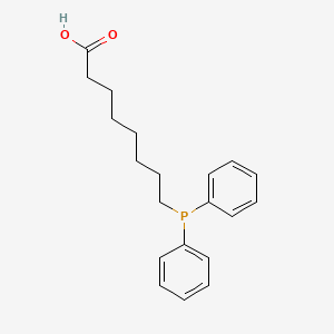 8-(Diphenylphosphanyl)octanoic acid