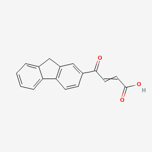 4-(9H-Fluoren-2-YL)-4-oxobut-2-enoic acid