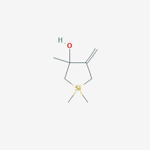 1,1,3-Trimethyl-4-methylidenesilolan-3-ol