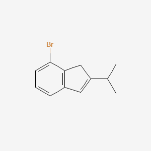 molecular formula C12H13B B1443352 7-溴-2-异丙基-1H-茚 CAS No. 940884-86-6