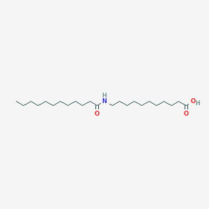 11-(dodecanoylamino)undecanoic Acid