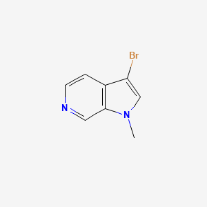 molecular formula C8H7BrN2 B1443360 3-溴-1-甲基-1H-吡咯并[2,3-c]吡啶 CAS No. 956003-06-8