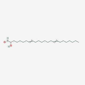 molecular formula C24H44O2 B14433628 2-Hydroxytetracosa-8,16-dienal CAS No. 76261-05-7