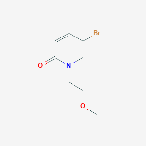 B1443376 5-bromo-1-(2-methoxyethyl)pyridin-2(1H)-one CAS No. 1160790-03-3