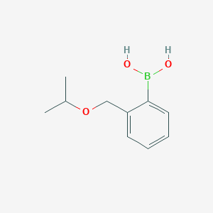 molecular formula C10H15BO3 B1443410 2-(异丙氧基甲基)苯硼酸 CAS No. 1333344-88-9