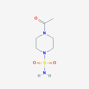 molecular formula C6H13N3O3S B1443414 4-乙酰哌嗪-1-磺酰胺 CAS No. 5906-31-0