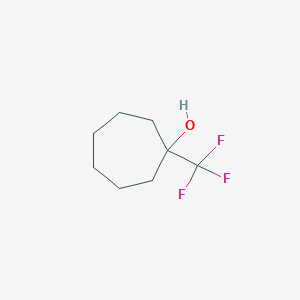 B1443415 1-(Trifluoromethyl)cycloheptanol CAS No. 1248683-84-2