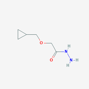 B1443416 Cyclopropylmethoxy-acetic acid hydrazide CAS No. 1339053-45-0