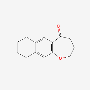 molecular formula C14H16O2 B1443421 2H,3H,4H,5H,7H,8H,9H,10H-萘并[2,3-b]氧杂环-5-酮 CAS No. 206436-00-2