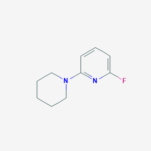 molecular formula C10H13FN2 B1443428 2-Fluoro-6-(piperidin-1-yl)pyridine CAS No. 1251362-50-1