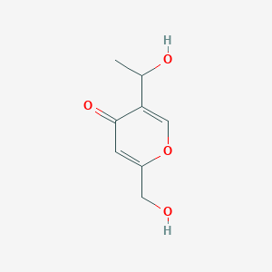 molecular formula C8H10O4 B144343 猴头菇IV CAS No. 131123-57-4