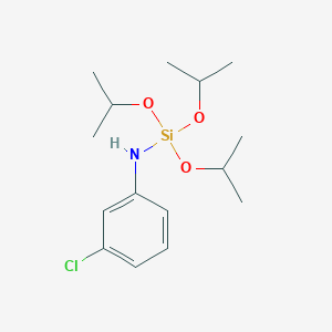 N-(3-Chlorophenyl)-1,1,1-tris[(propan-2-yl)oxy]silanamine