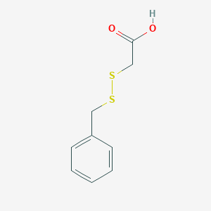 (Benzyldisulfanyl)acetic acid