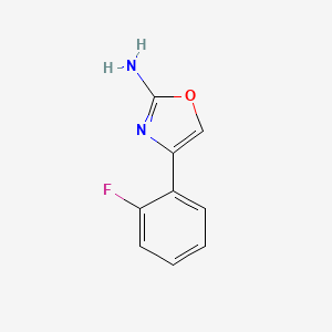 B1443433 4-(2-Fluorophenyl)-1,3-oxazol-2-amine CAS No. 1247986-89-5