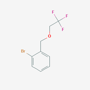 B1443434 1-Bromo-2-((2,2,2-trifluoroethoxy)methyl)benzene CAS No. 1247392-19-3