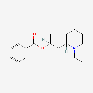 1-Ethyl-alpha-methyl-2-piperidineethanol benzoate