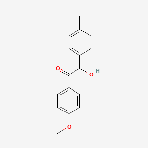 2-Hydroxy-1-(4-methoxyphenyl)-2-(4-methylphenyl)ethan-1-one