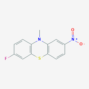 7-Fluoro-10-methyl-2-nitro-10H-phenothiazine