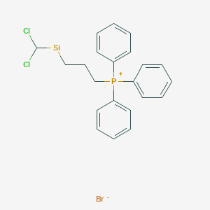 molecular formula C22H22BrCl2PSi B14434376 CID 78066638 