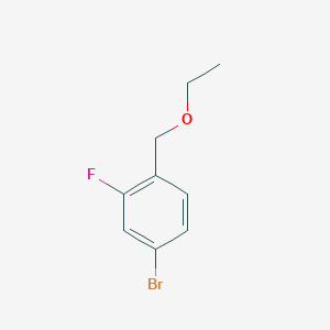 B1443440 4-Bromo-1-(ethoxymethyl)-2-fluorobenzene CAS No. 1250406-44-0