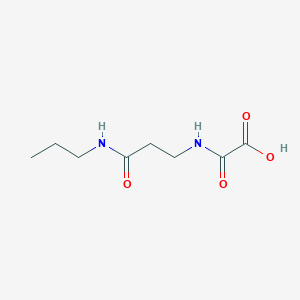 molecular formula C8H14N2O4 B1443445 {[2-(プロピルカルバモイル)エチル]カルバモイル}ギ酸 CAS No. 1248664-13-2