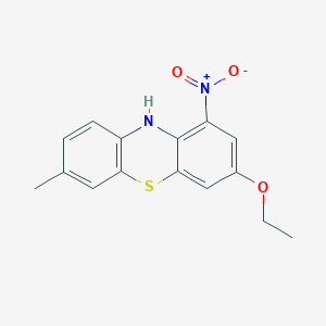 3-Ethoxy-7-methyl-1-nitro-10H-phenothiazine