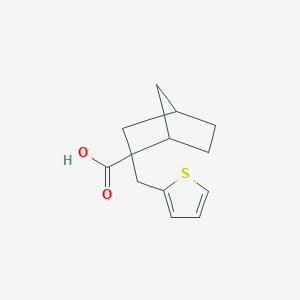 molecular formula C13H16O2S B1443481 2-(Thiophen-2-ylmethyl)bicyclo[2.2.1]heptane-2-carboxylic acid CAS No. 1341128-94-6