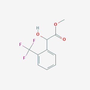 B1443493 Methyl 2-hydroxy-2-[2-(trifluoromethyl)phenyl]acetate CAS No. 1250424-06-6