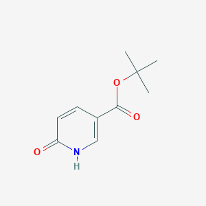 molecular formula C10H13NO3 B1443503 6-羟基烟酸叔丁酯 CAS No. 1342385-03-8