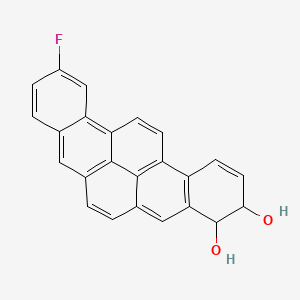 molecular formula C24H15FO2 B14435188 Benzo(rst)pentaphene-3,4-diol, 11-fluoro-3,4-dihydro- CAS No. 80115-70-4