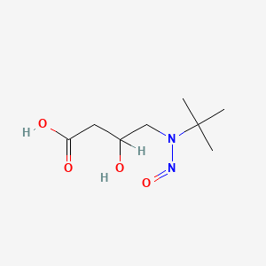 4-[Tert-butyl(nitroso)amino]-3-hydroxybutanoic acid