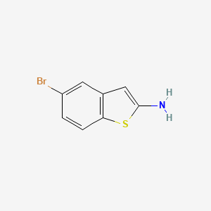 molecular formula C8H6BrNS B1443536 5-溴苯并[b]噻吩-2-胺 CAS No. 45894-06-2