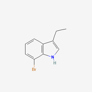 B1443537 1h-Indole,7-bromo-3-ethyl- CAS No. 1360962-55-5