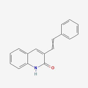 3-(2-Phenylethenyl)quinolin-2(1H)-one