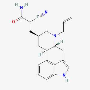 6-Allyl-alpha-cyanoergoline-8-propionamide