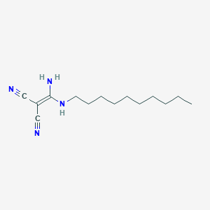 [Amino(decylamino)methylidene]propanedinitrile