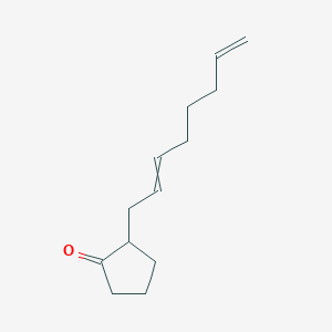 2-(Octa-2,7-dien-1-YL)cyclopentan-1-one