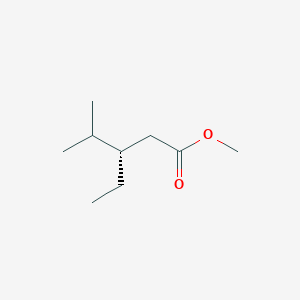 molecular formula C9H18O2 B14435432 methyl (3S)-3-ethyl-4-methylpentanoate CAS No. 79194-63-1