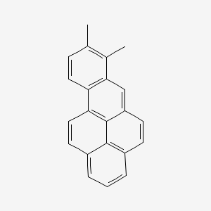 molecular formula C22H16 B14435509 Benzo(a)pyrene, 7,8-dimethyl- CAS No. 82859-54-9