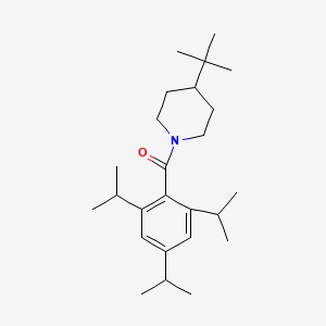 (4-tert-Butylpiperidin-1-yl)[2,4,6-tri(propan-2-yl)phenyl]methanone