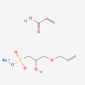 Sodium;2-hydroxy-3-prop-2-enoxypropane-1-sulfonate;prop-2-enoic acid