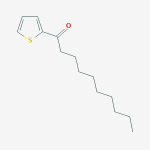 molecular formula C14H22OS B14435569 1-Decanone, 1-(2-thienyl)- CAS No. 79852-24-7