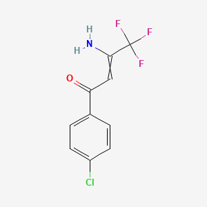 2-Buten-1-one, 3-amino-1-(4-chlorophenyl)-4,4,4-trifluoro-