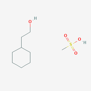 Methanesulfonic acid--2-cyclohexylethan-1-ol (1/1)