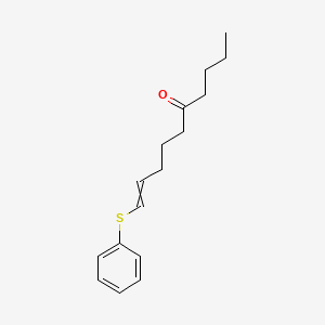 10-(Phenylsulfanyl)dec-9-EN-5-one