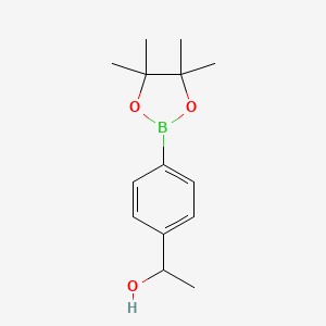 B1443575 1-(4-(4,4,5,5-Tetramethyl-1,3,2-dioxaborolan-2-yl)phenyl)ethanol CAS No. 1173922-30-9