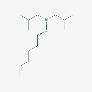 molecular formula C15H31Al B14435752 (Hept-1-en-1-yl)bis(2-methylpropyl)alumane CAS No. 83021-60-7