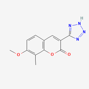 7-Methoxy-8-methyl-3-(1H-tetrazol-5-yl)coumarin