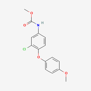 Methyl [3-chloro-4-(4-methoxyphenoxy)phenyl]carbamate